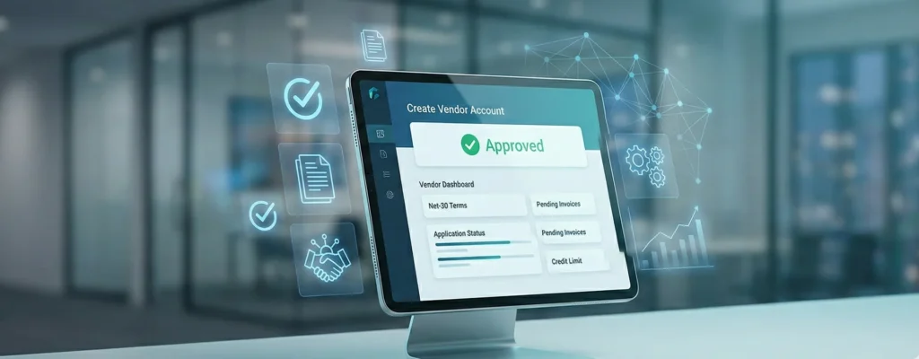 create vendor accounts
