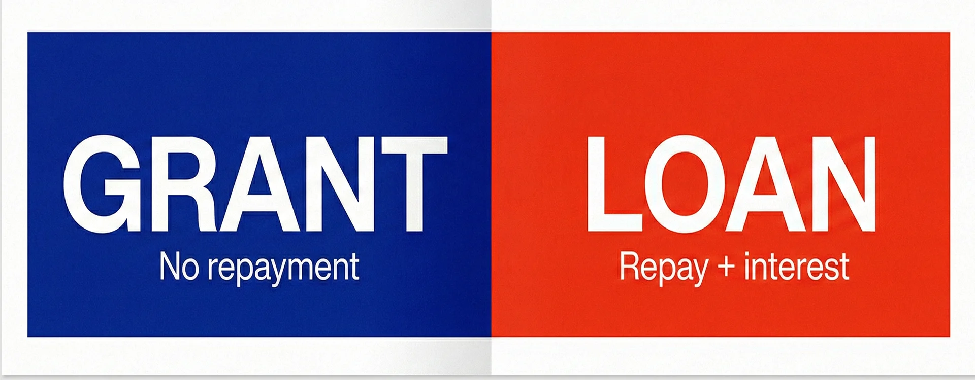 small business grant vs loan comparison