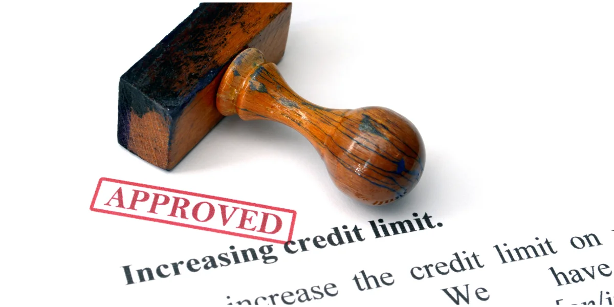 0% apr business credit cards approval concept with approved stamp on document